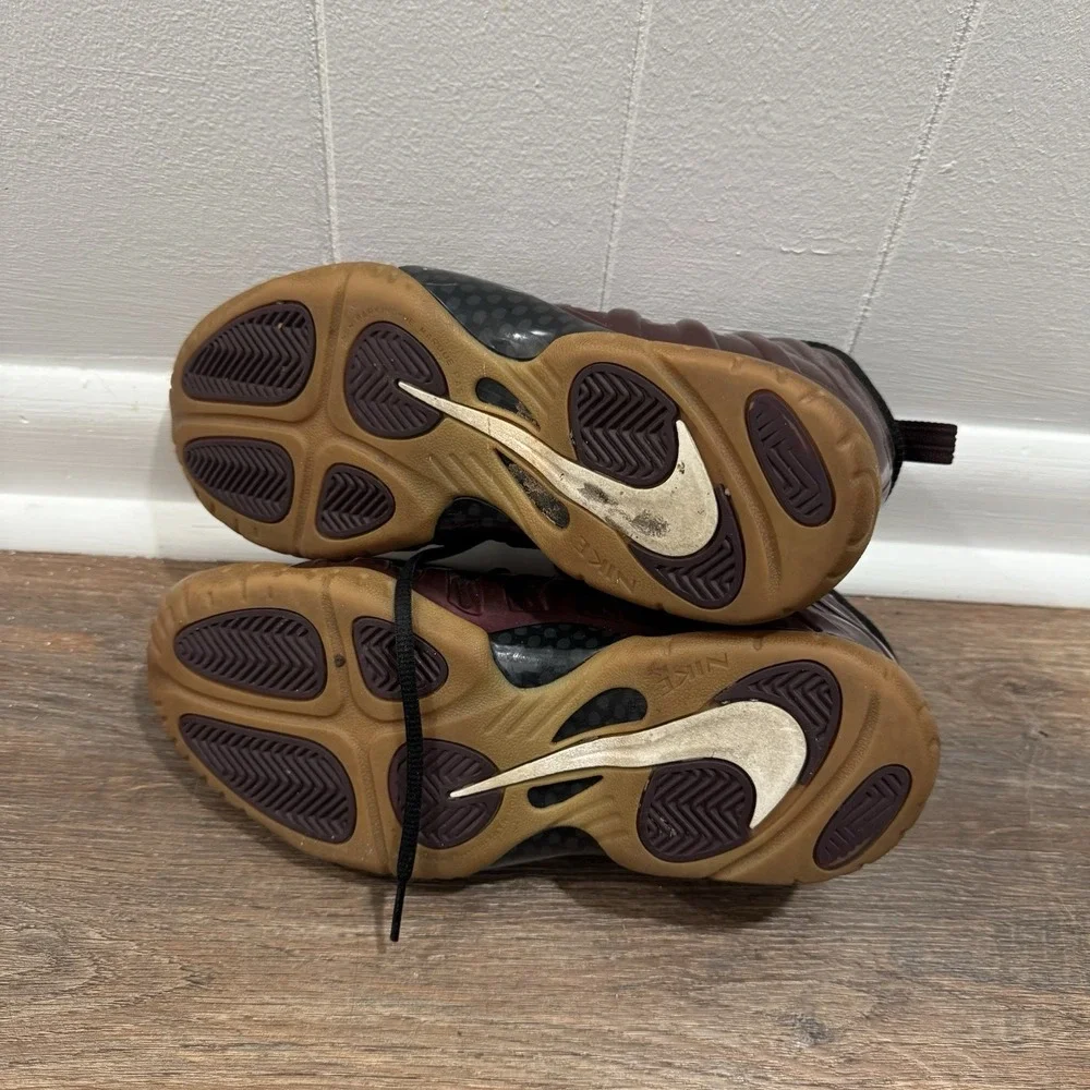 Nike Little Posite One Night Maroon Youth Shoes Sz‎ 6.5Y Basketball Athlete